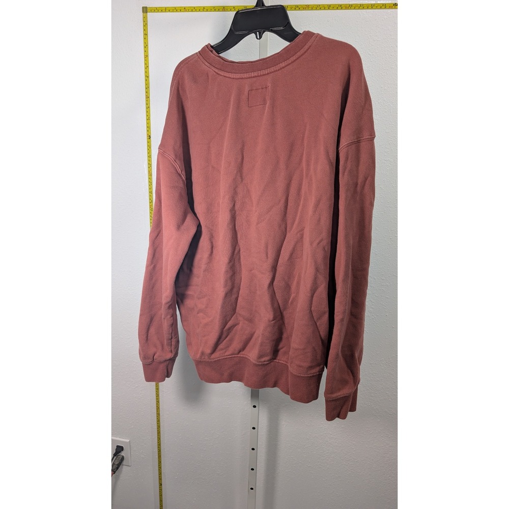 Goodfellow & Co Mens Clay Red Graphic Crewneck Sweatshirt Size Large Pullover - Picture 2 of 3